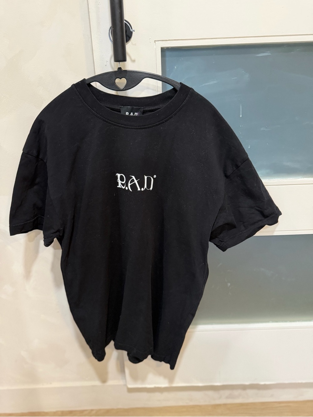 R.A.D. Global One Desert Heat Black Graphic Tee Size Small Oversized